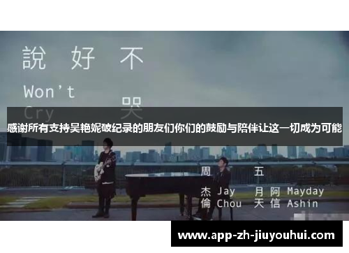 感谢所有支持吴艳妮破纪录的朋友们你们的鼓励与陪伴让这一切成为可能